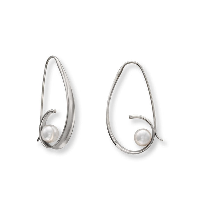 Pearl Crosswind Earrings