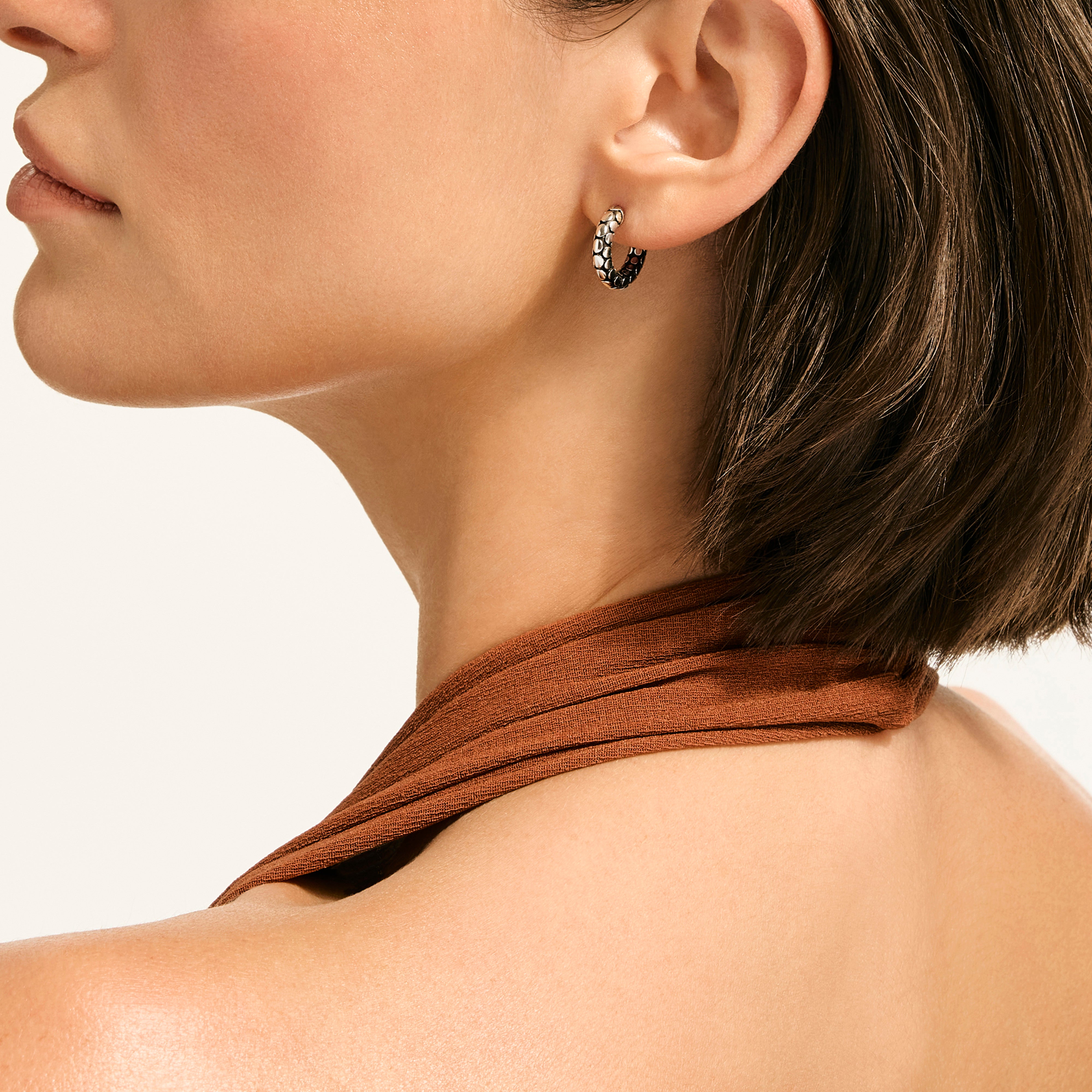 John Hardy Dot Collection Hoop Earrings