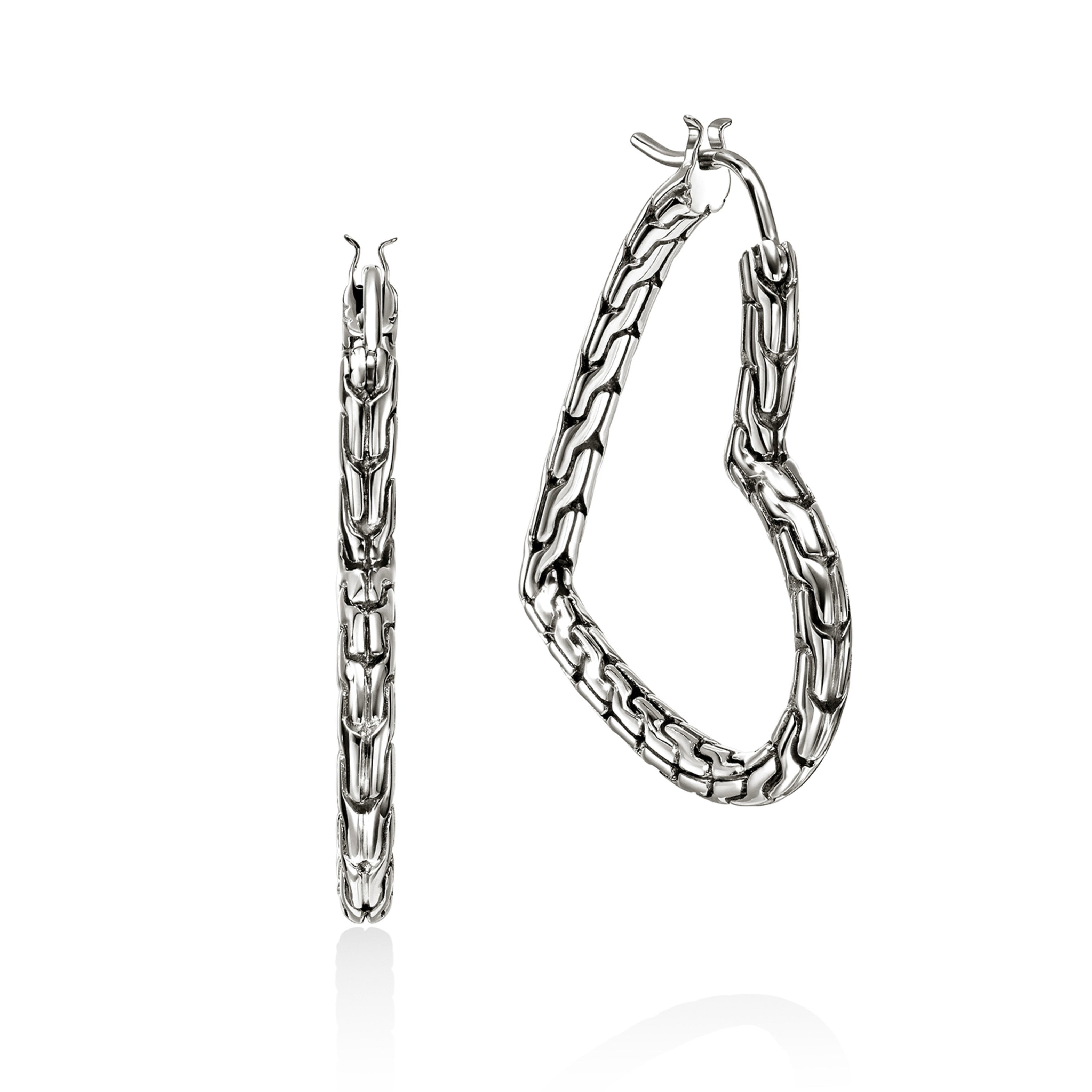 John Hardy 31.7mm Heart Hoops