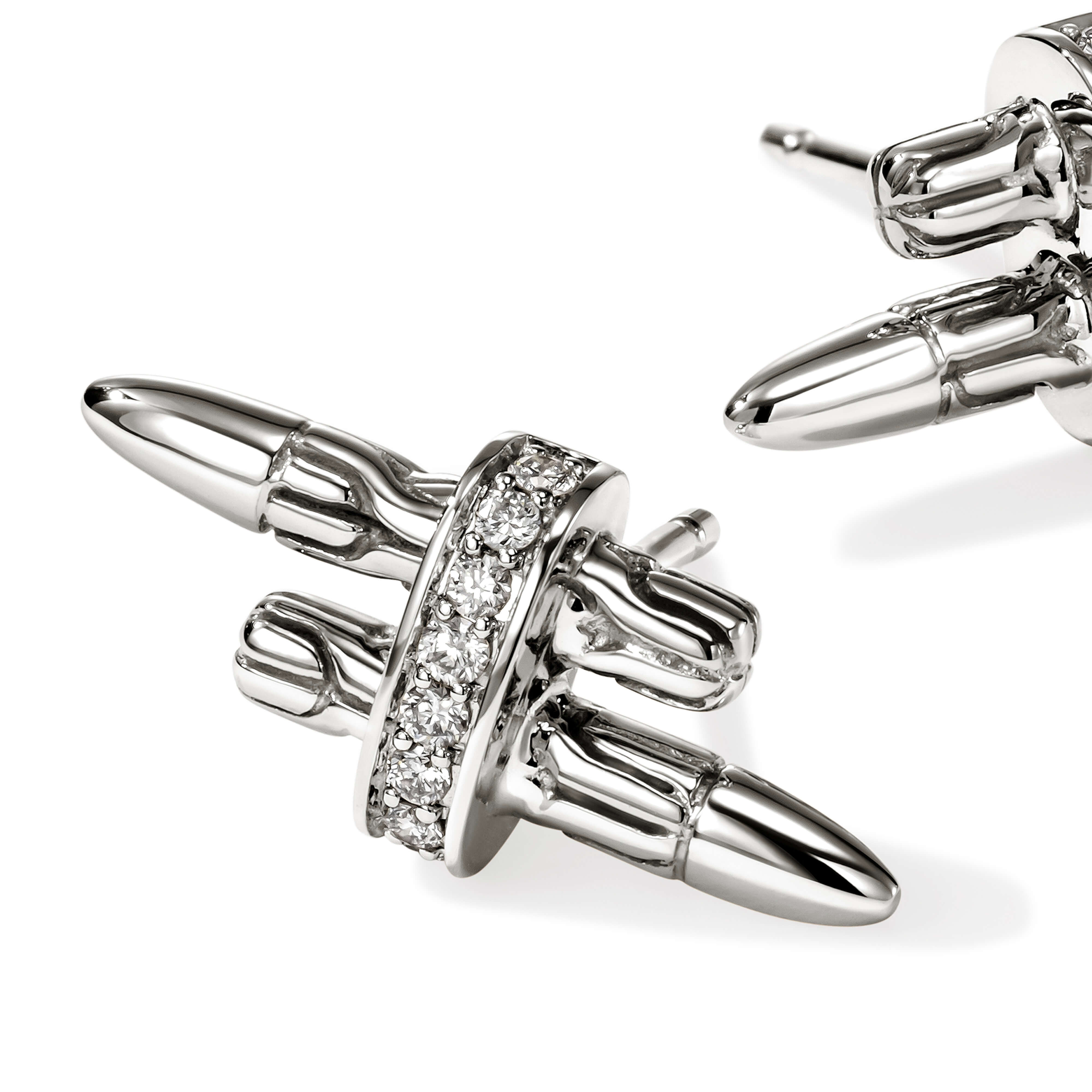 John Hardy Pavé Diamond Studs