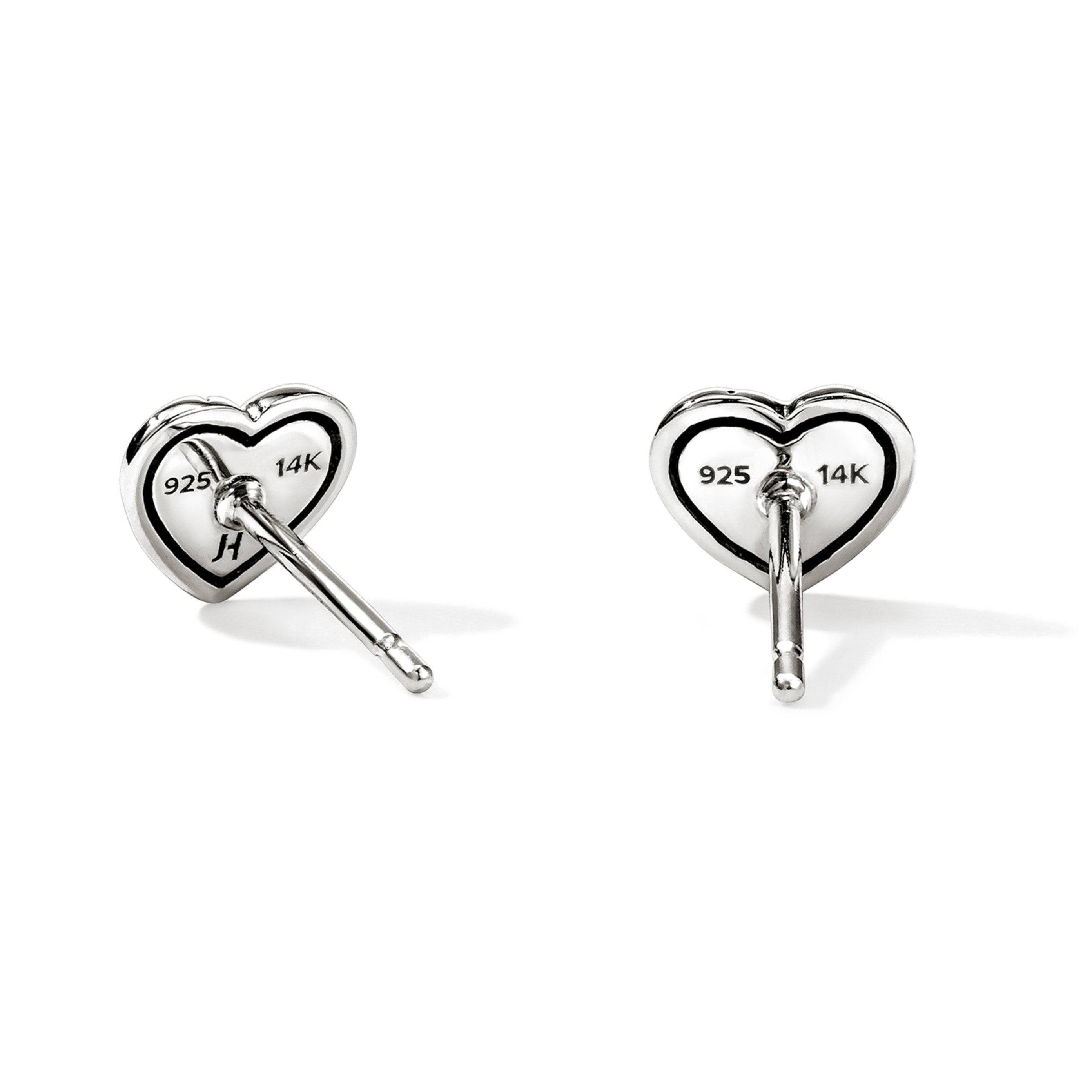 John Hardy Heart Studs