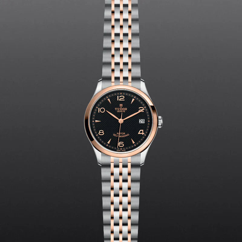 1926 36MM STEEL AND ROSE GOLD