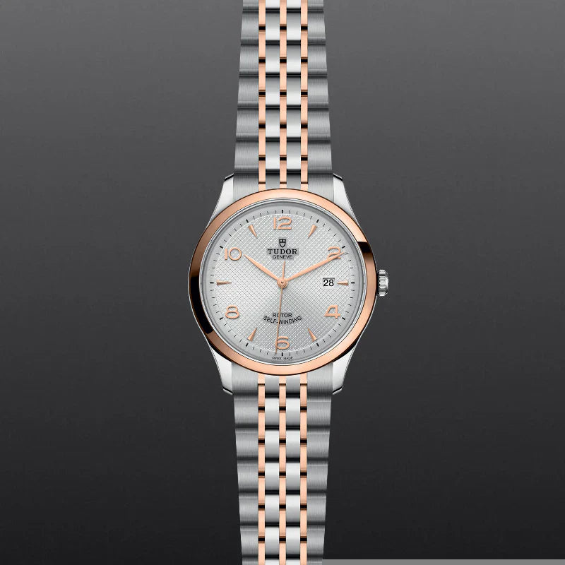 1926 41MM STEEL AND ROSE GOLD
