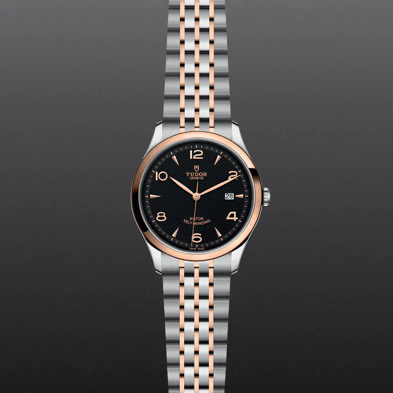 1926 41MM STEEL AND ROSE GOLD