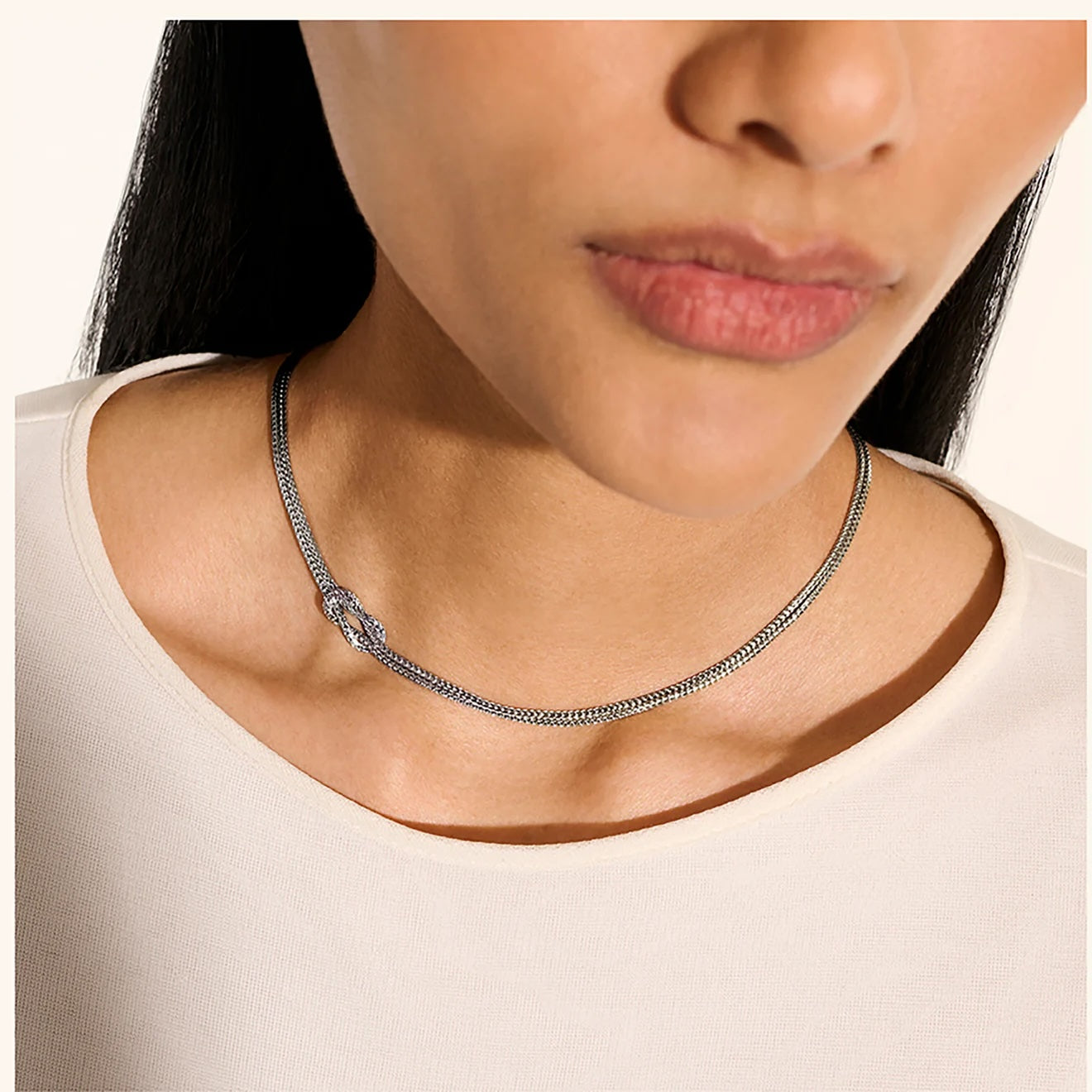 John Hardy Love Knot 3.6mm Chain Necklace