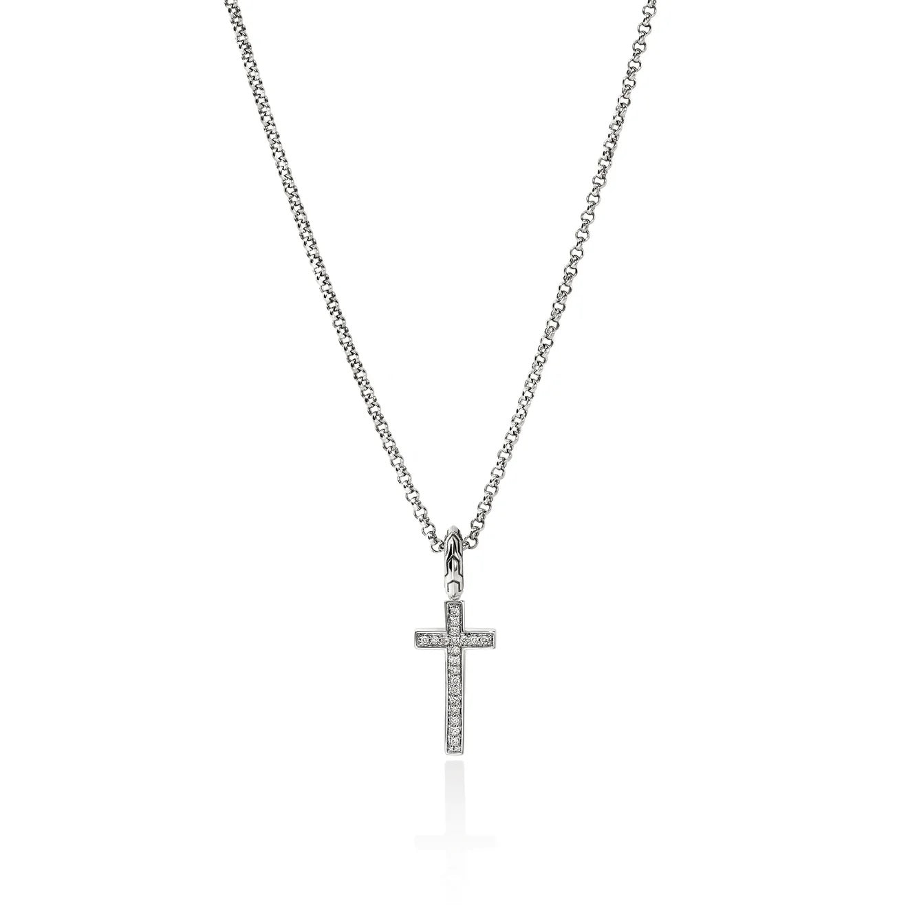 John Hardy Essentials Diamond Cross Pendant