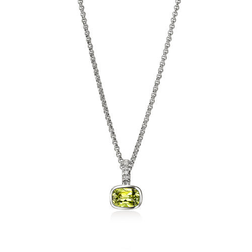 John Hardy Diamond and Peridot Pendant