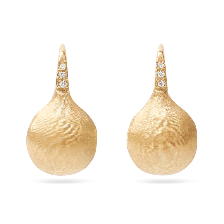 Marco Bicego Africa Collection Medium Diamond Drop Earrings
