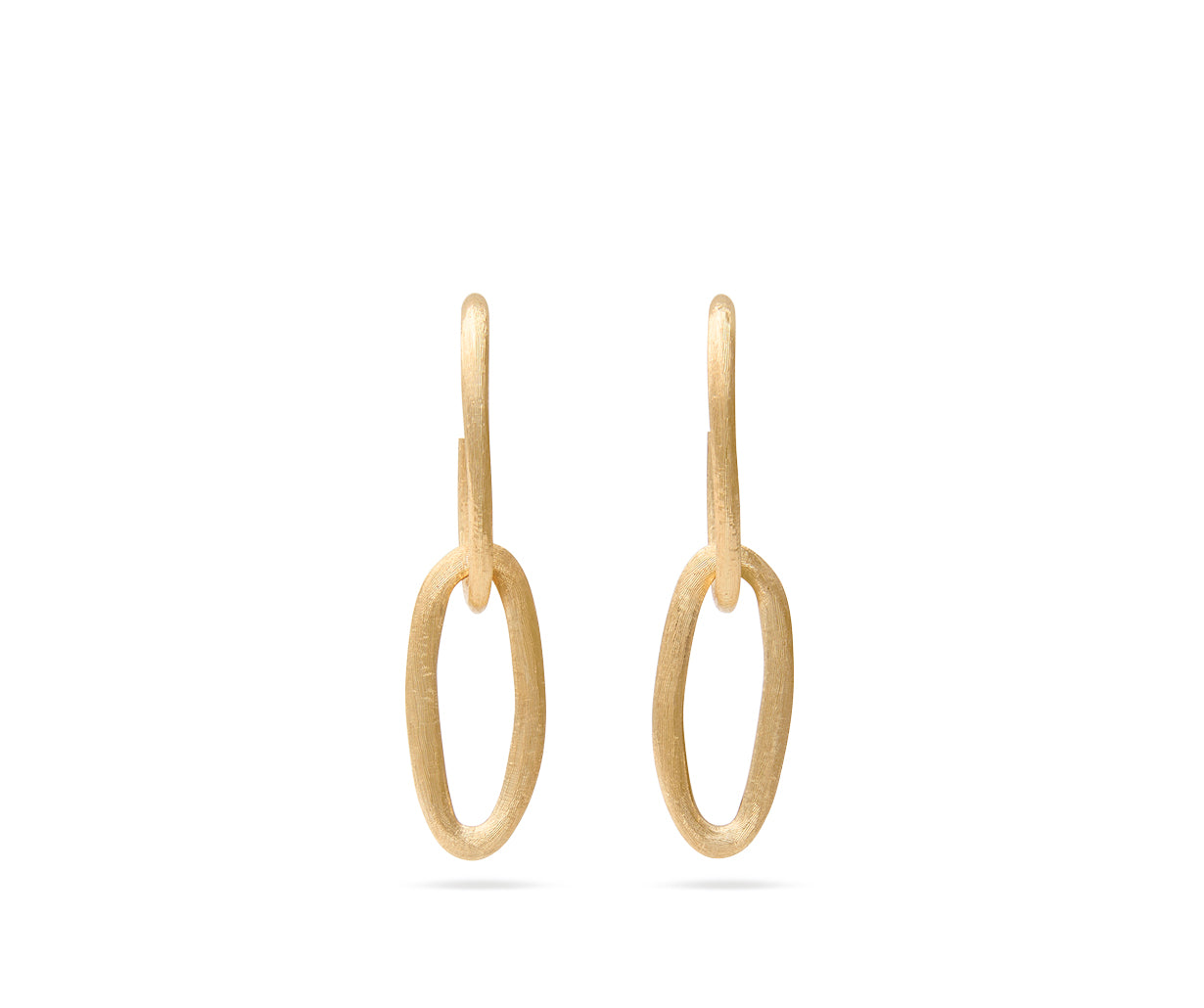 Marco Bicego Jaipur Link Collection 18K Yellow Gold Oval Double Link Earrings