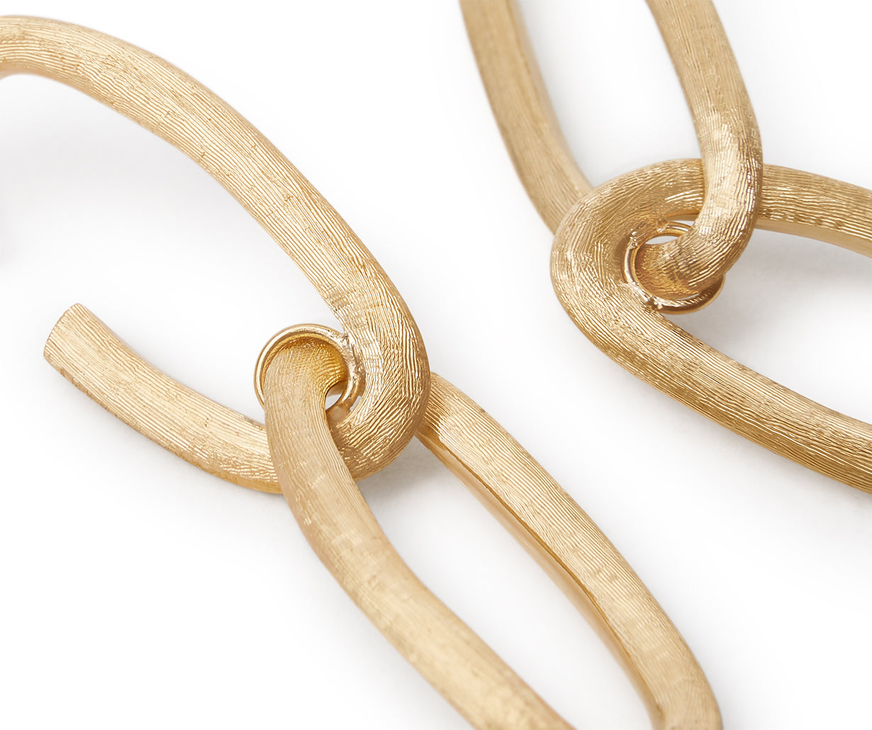 Marco Bicego Jaipur Link Collection 18K Yellow Gold Oval Double Link Earrings