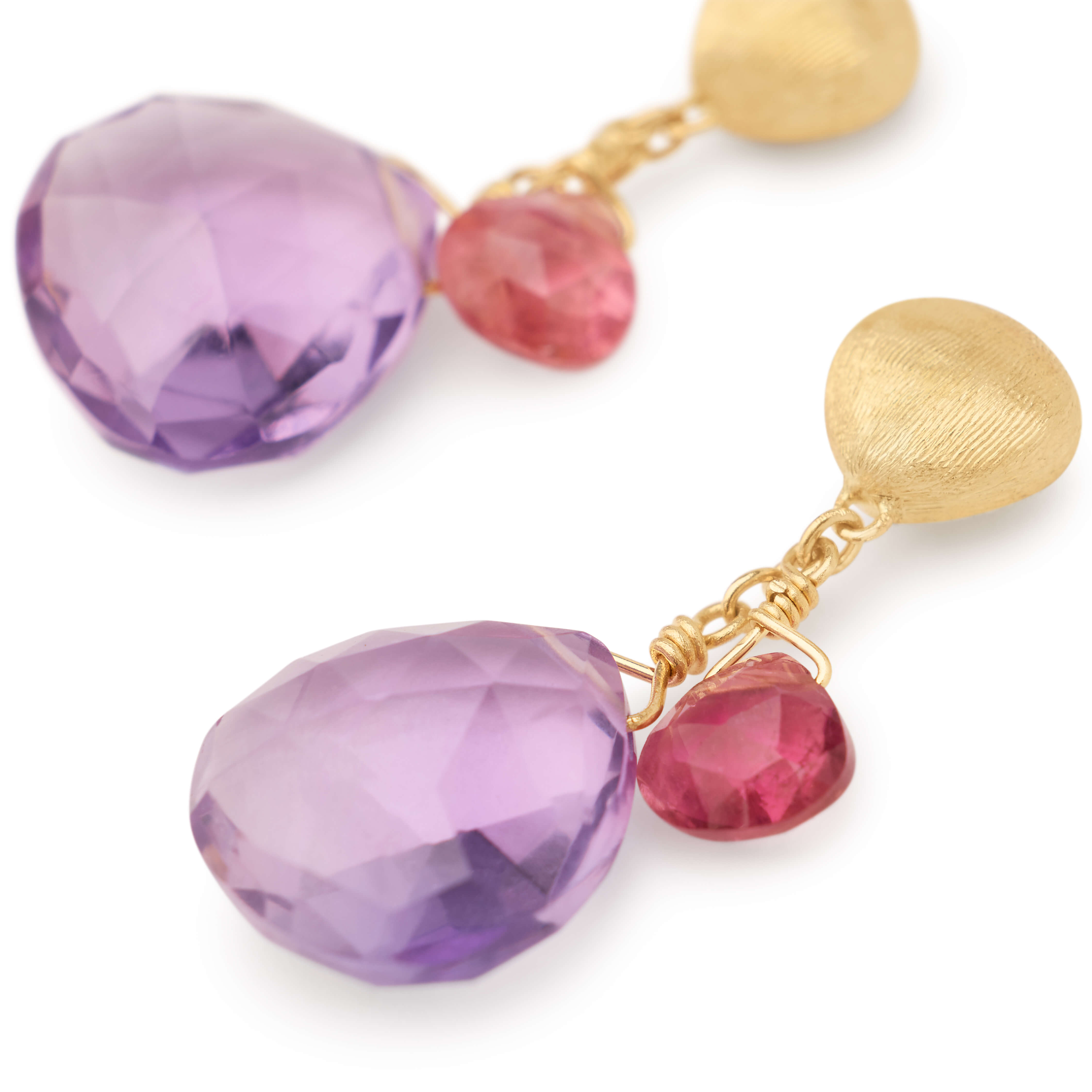 Marco Bicego Paradise Collection Mixed Gemstone Earrings
