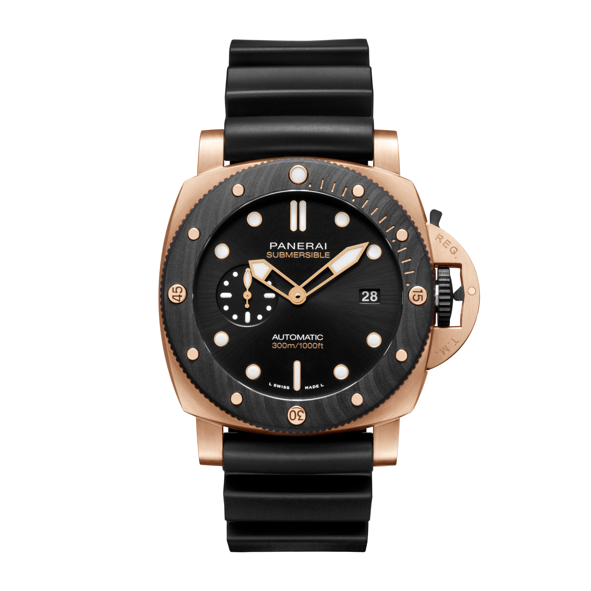 Panerai Submersible QuarantaQuattro Goldtech™ OroCarbo