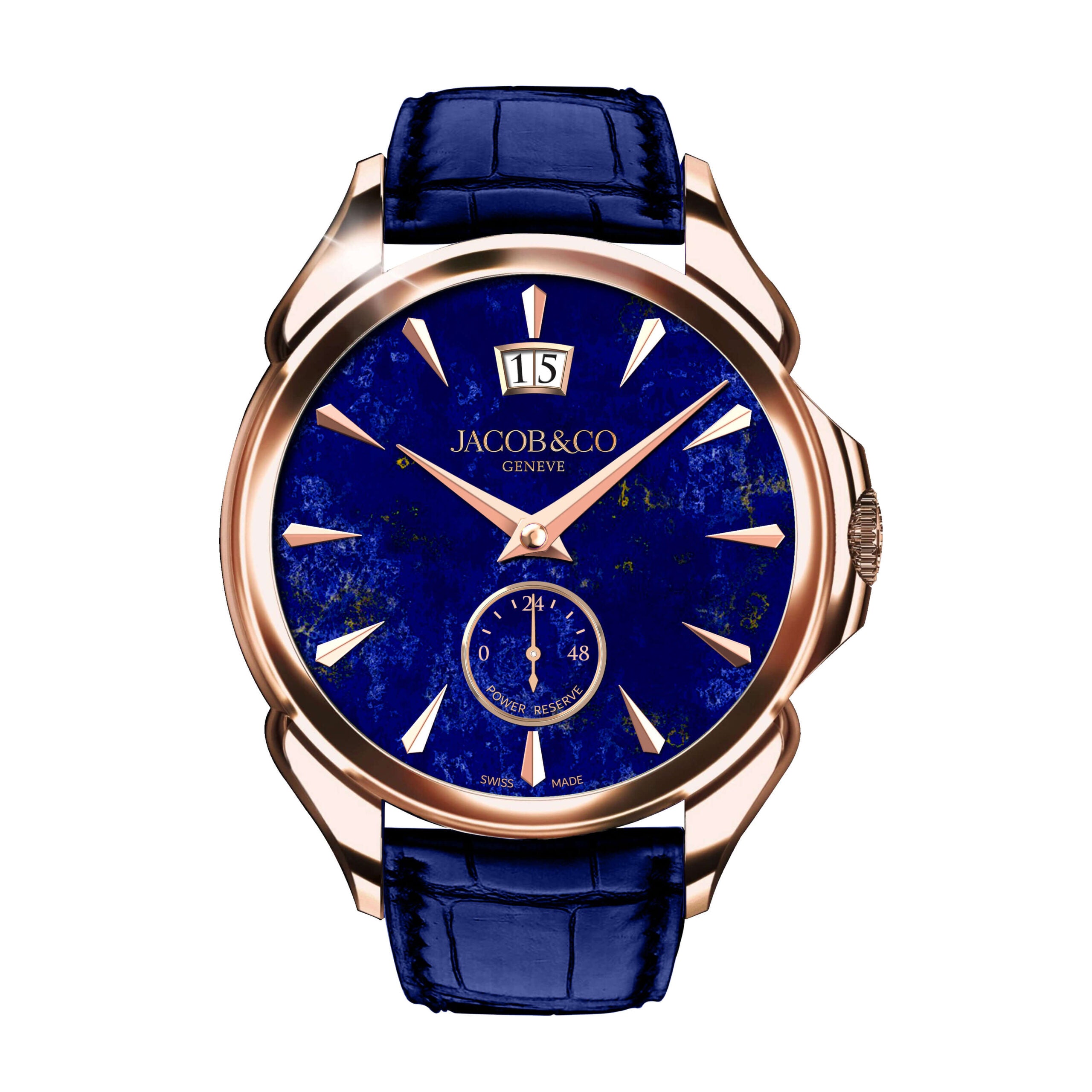 Palatial Classic Big Date 42mm Lapis Lazuli Watch