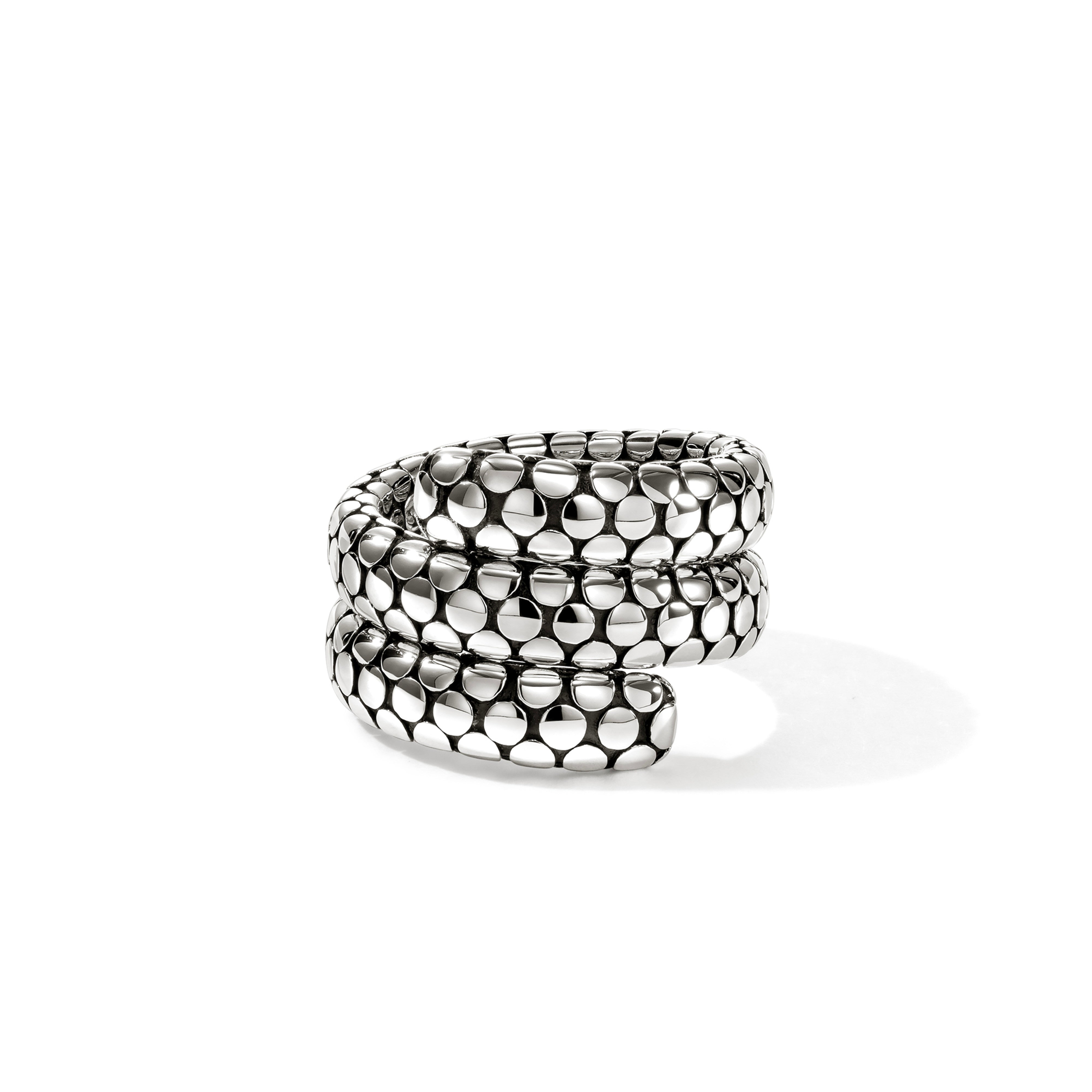John Hardy Sterling Silver Double Coil Ring
