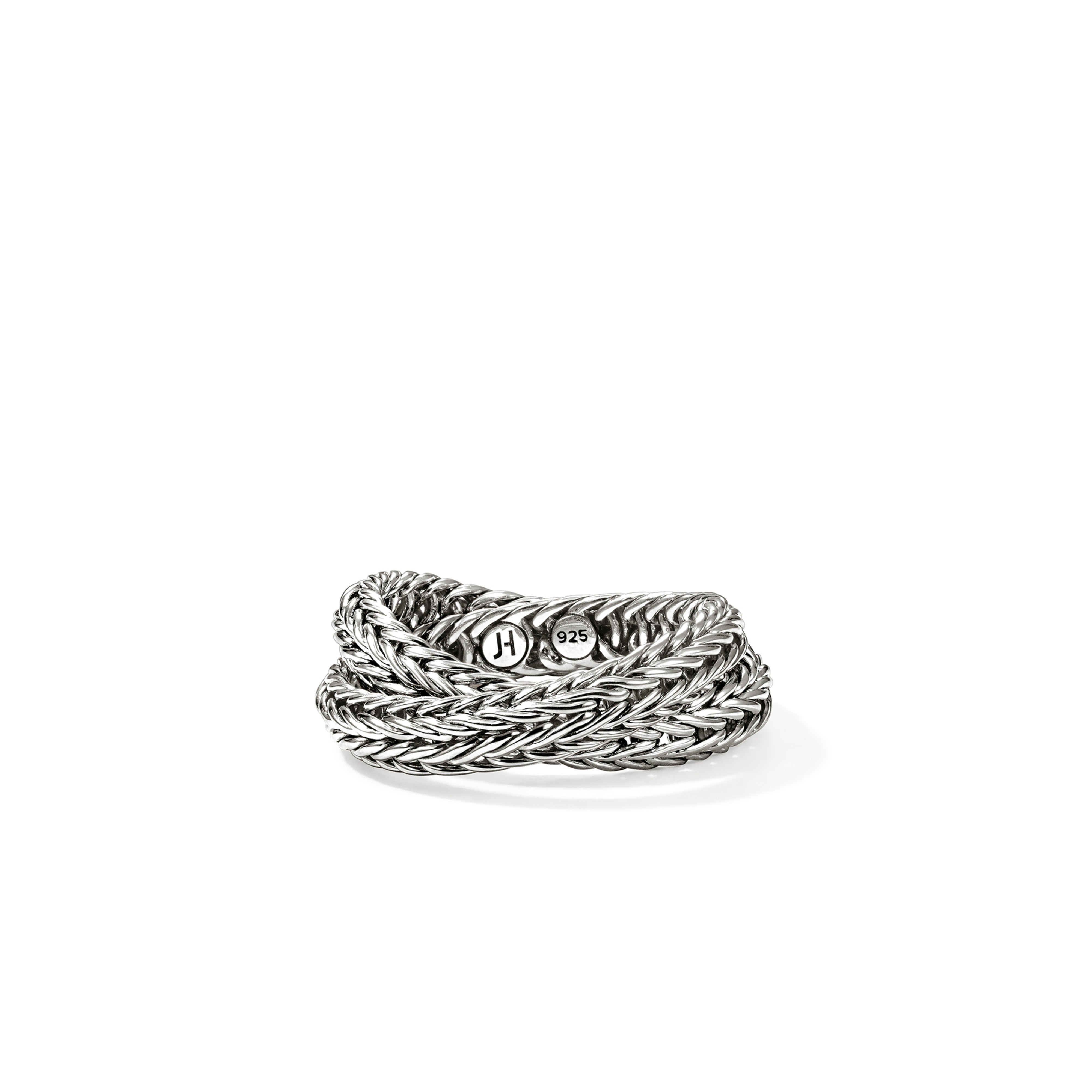John Hardy Sterling Silver Crossover Ring