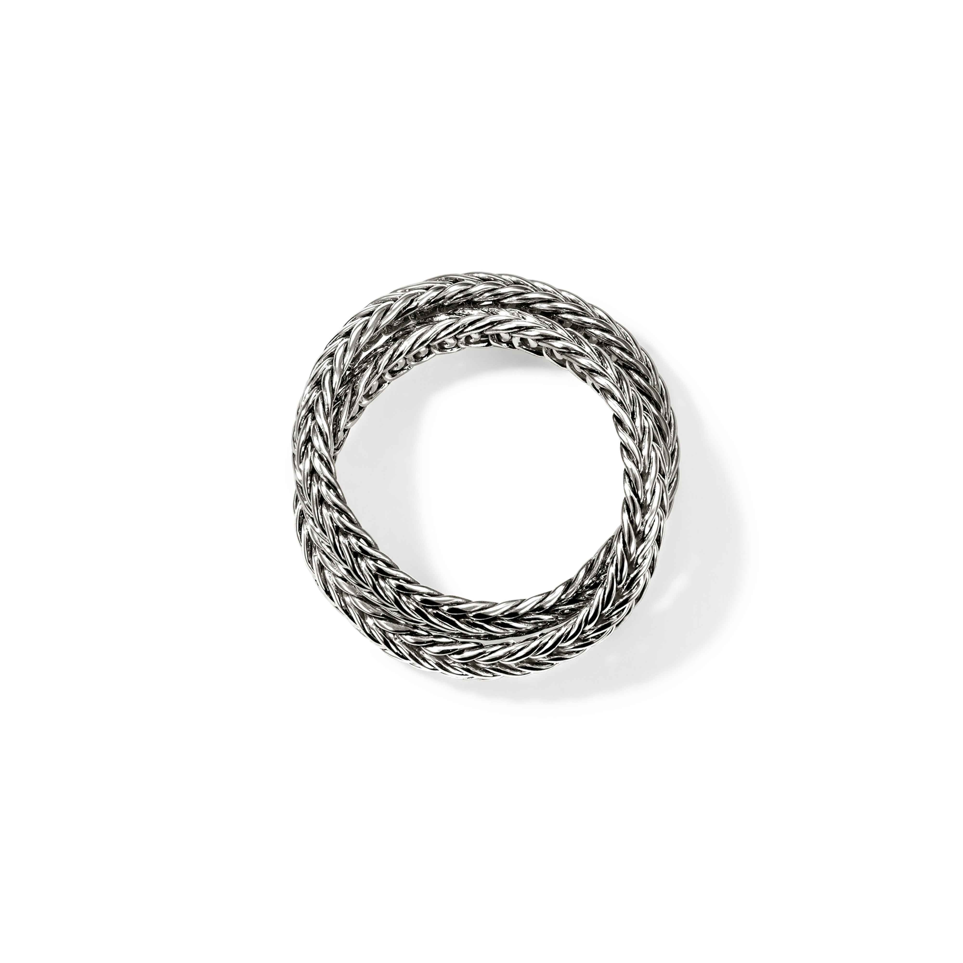 John Hardy Sterling Silver Crossover Ring