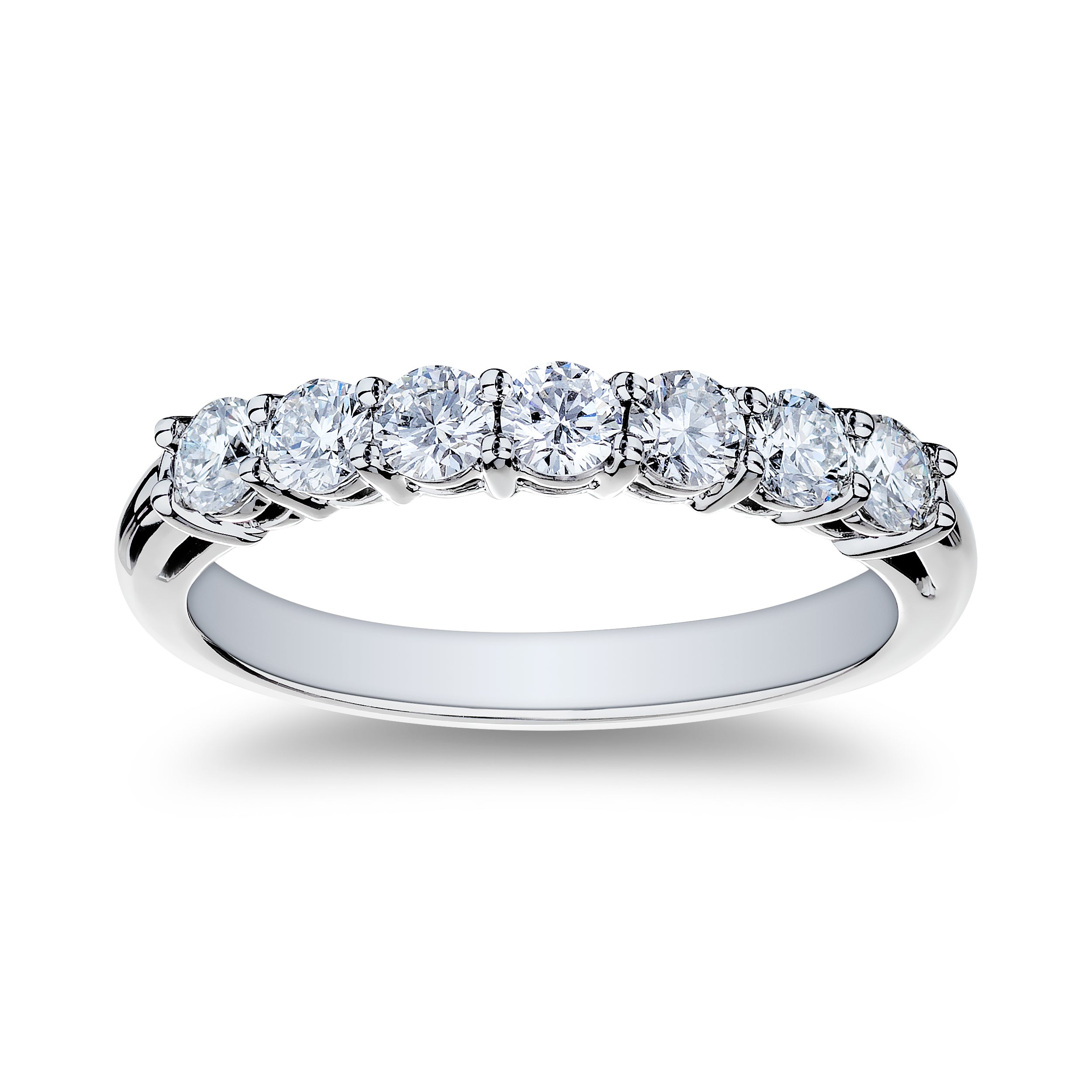 0.70 Total Weight 7 Diamond Ring
