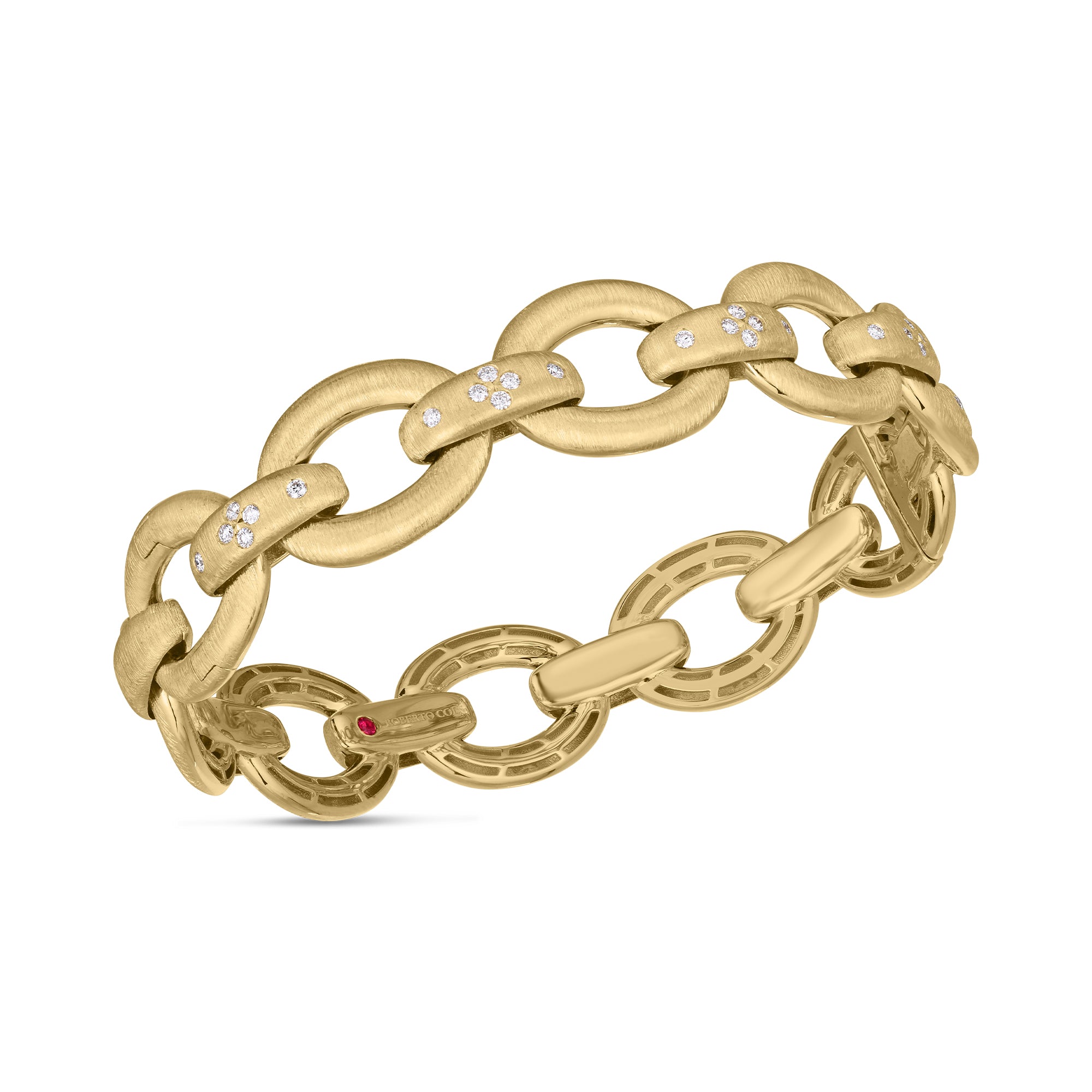 Roberto Coin Yellow Gold Diamond Duchessa Collection Bracelet