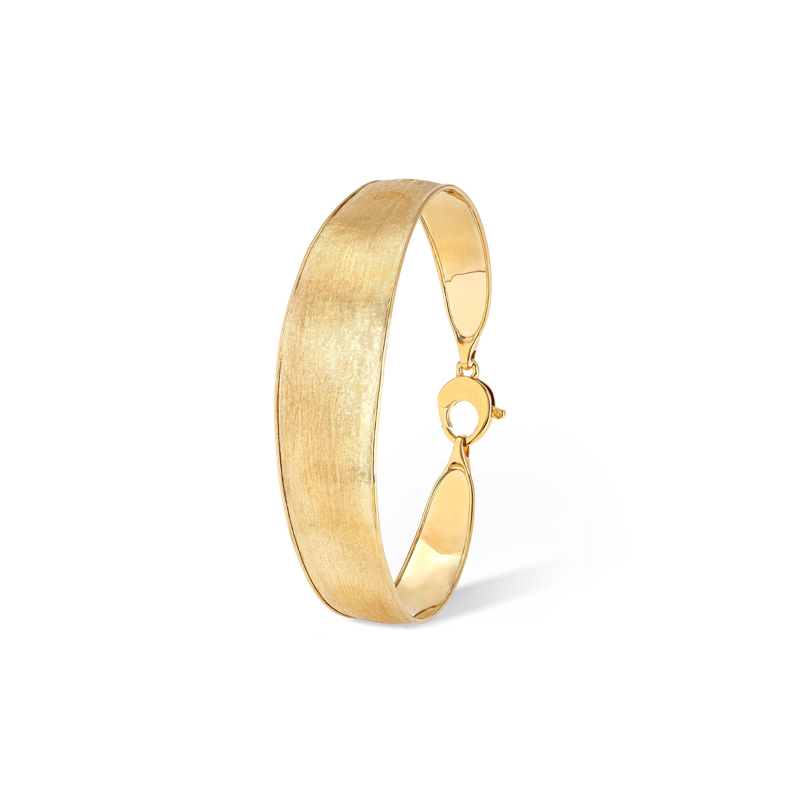 Marco Bicego Lunaria Collection 18k Yellow Gold Medium Width Bangle