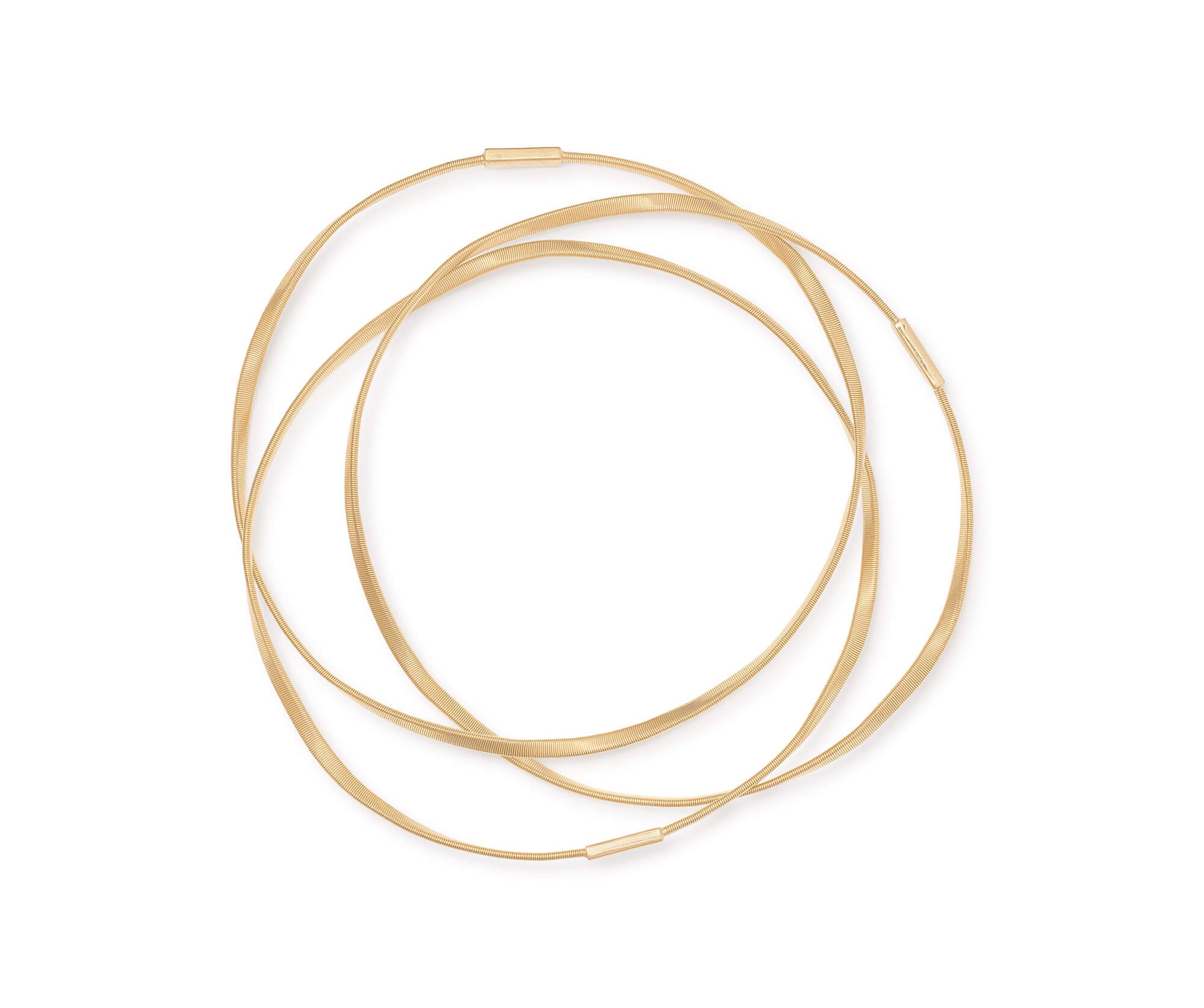 Marco Bicego Marrakech Collection 18K Yellow Gold Triple Strand Small Bangle