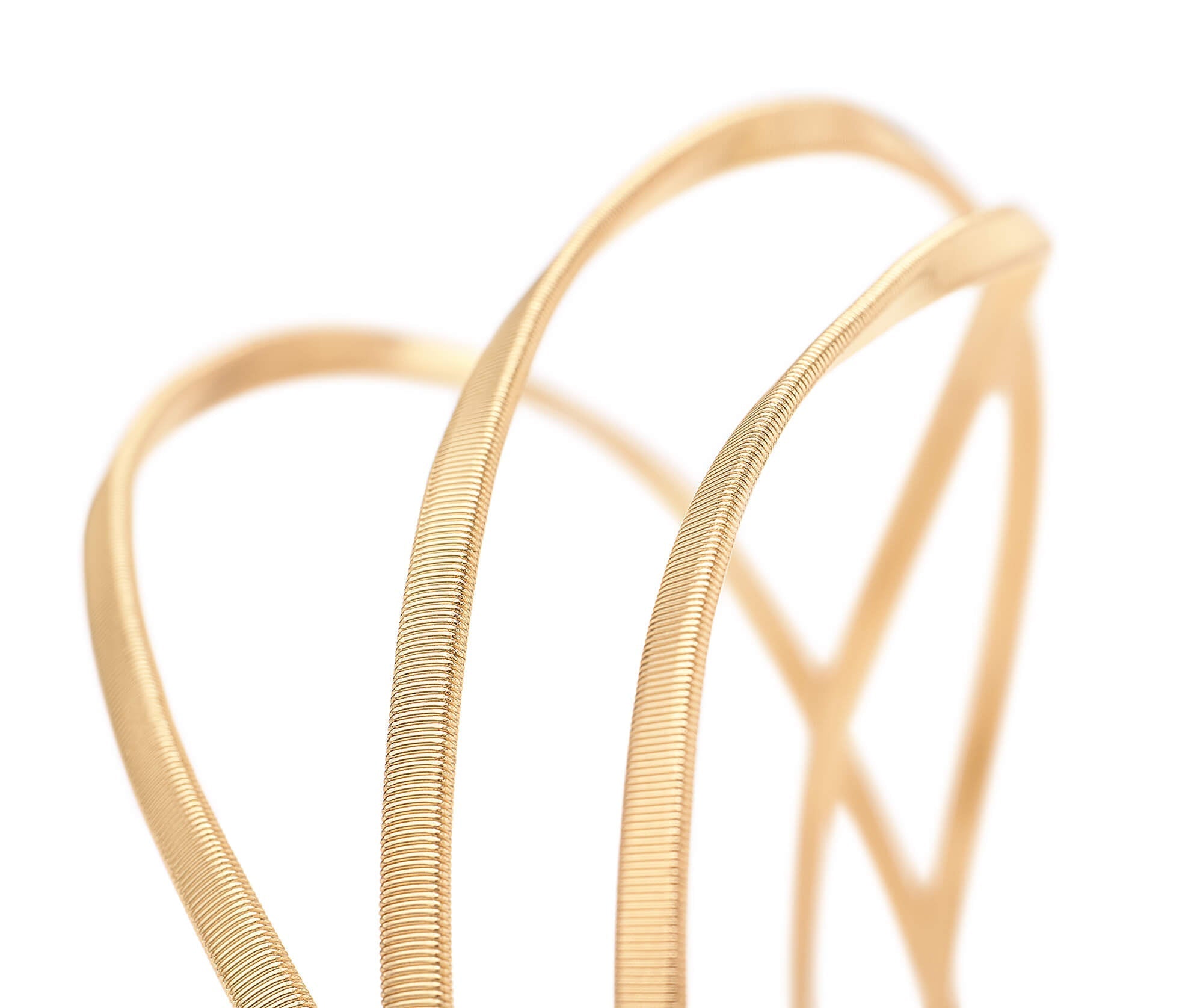 Marco Bicego Marrakech Collection 18K Yellow Gold Triple Strand Small Bangle