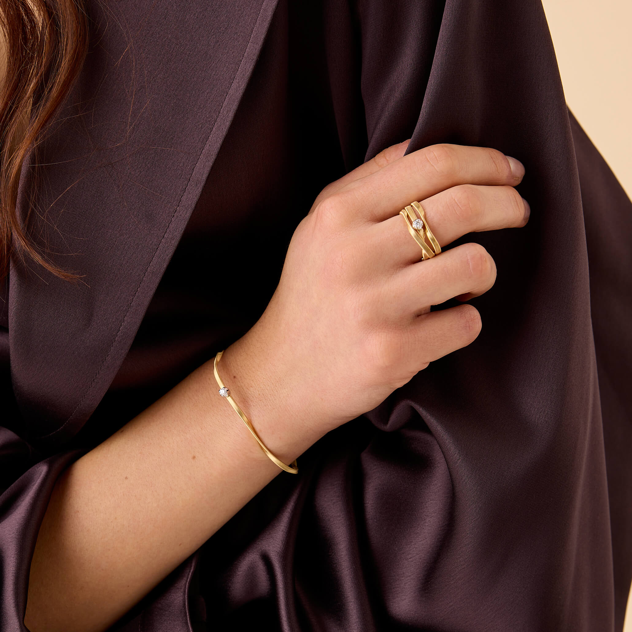Marco Bicego Marrakech Collection Diamond Bangle