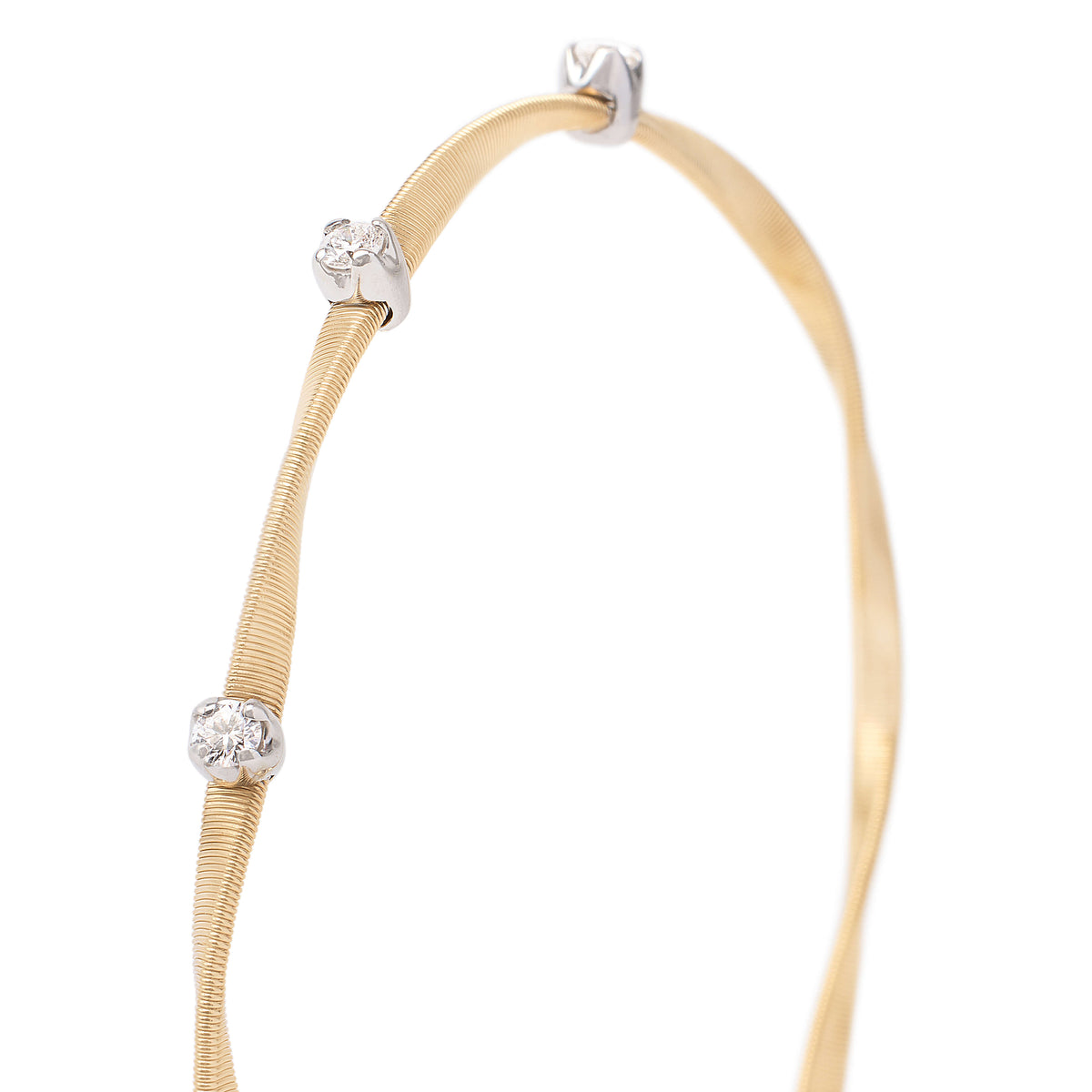 Marco Bicego Marrakech Collection Tri Diamond Bracelet