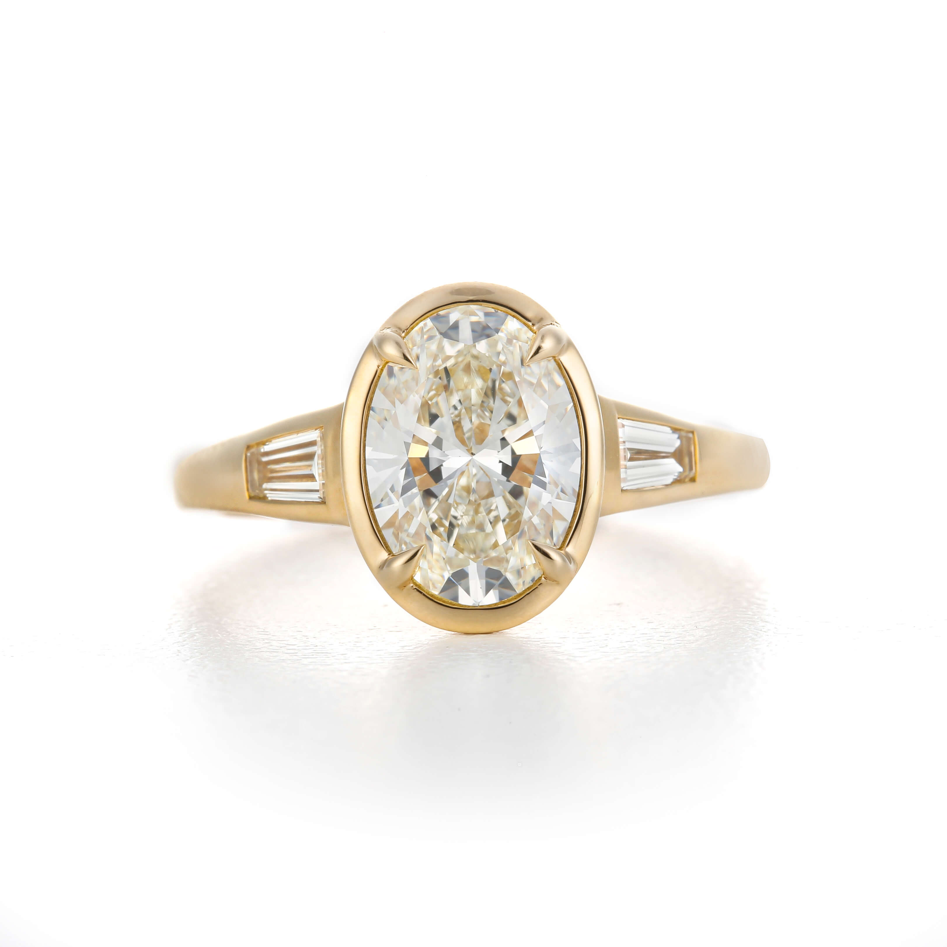 Diamonds of Wonder Bezel Set Oval Ring