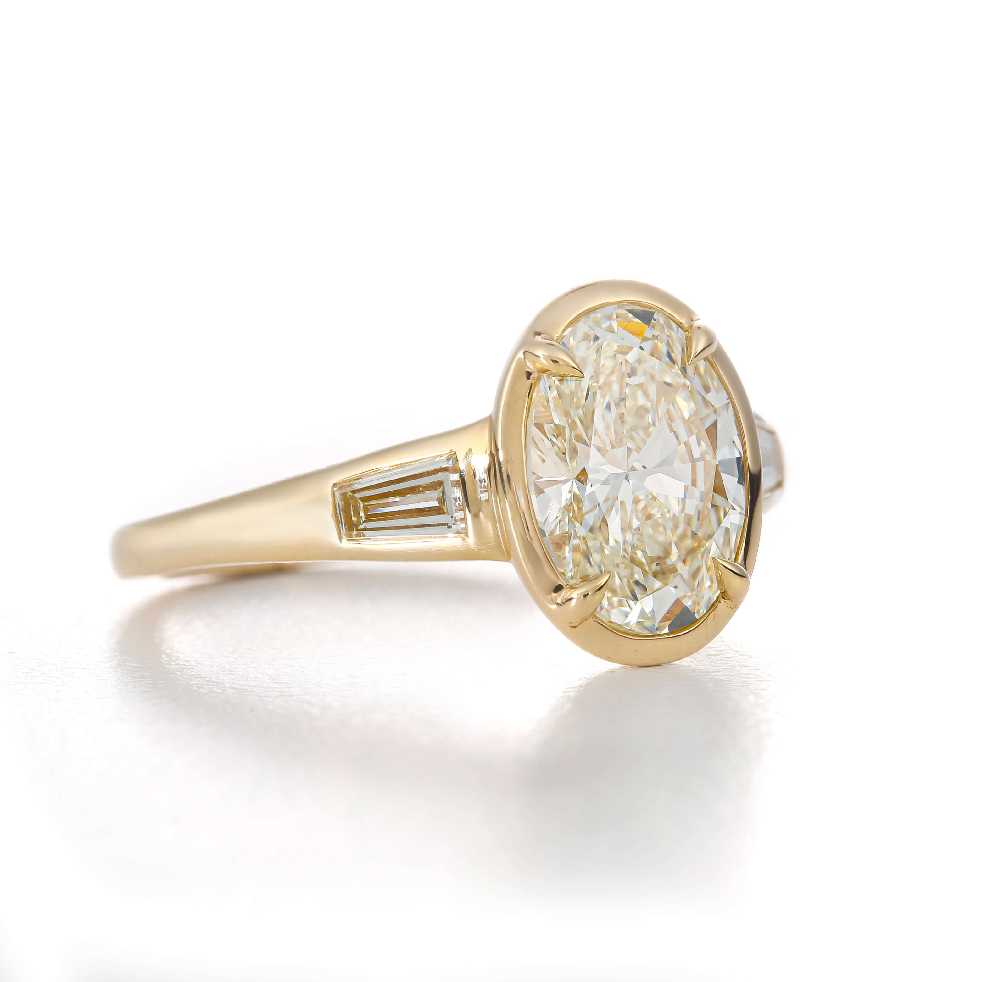 Diamonds of Wonder Bezel Set Oval Ring