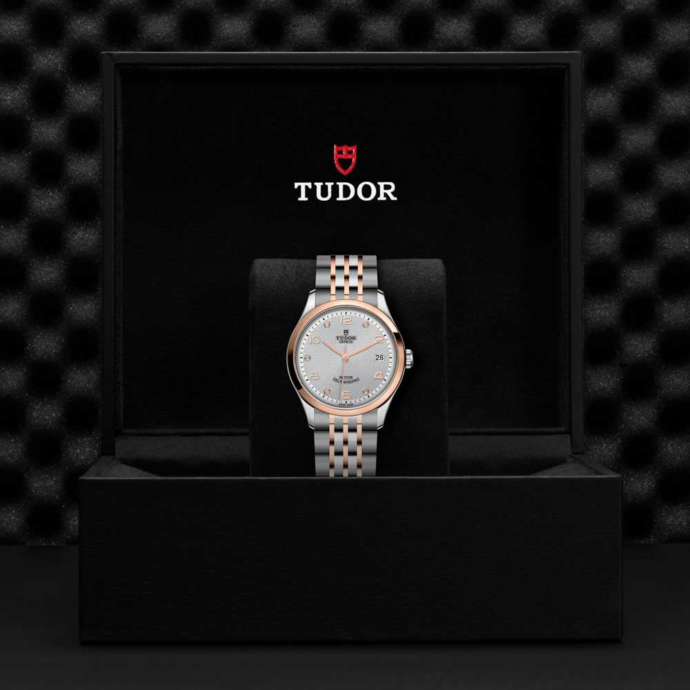 1926 36MM STEEL AND ROSE GOLD