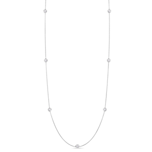 Roberto Coin Diamond By The Inch Station Necklace