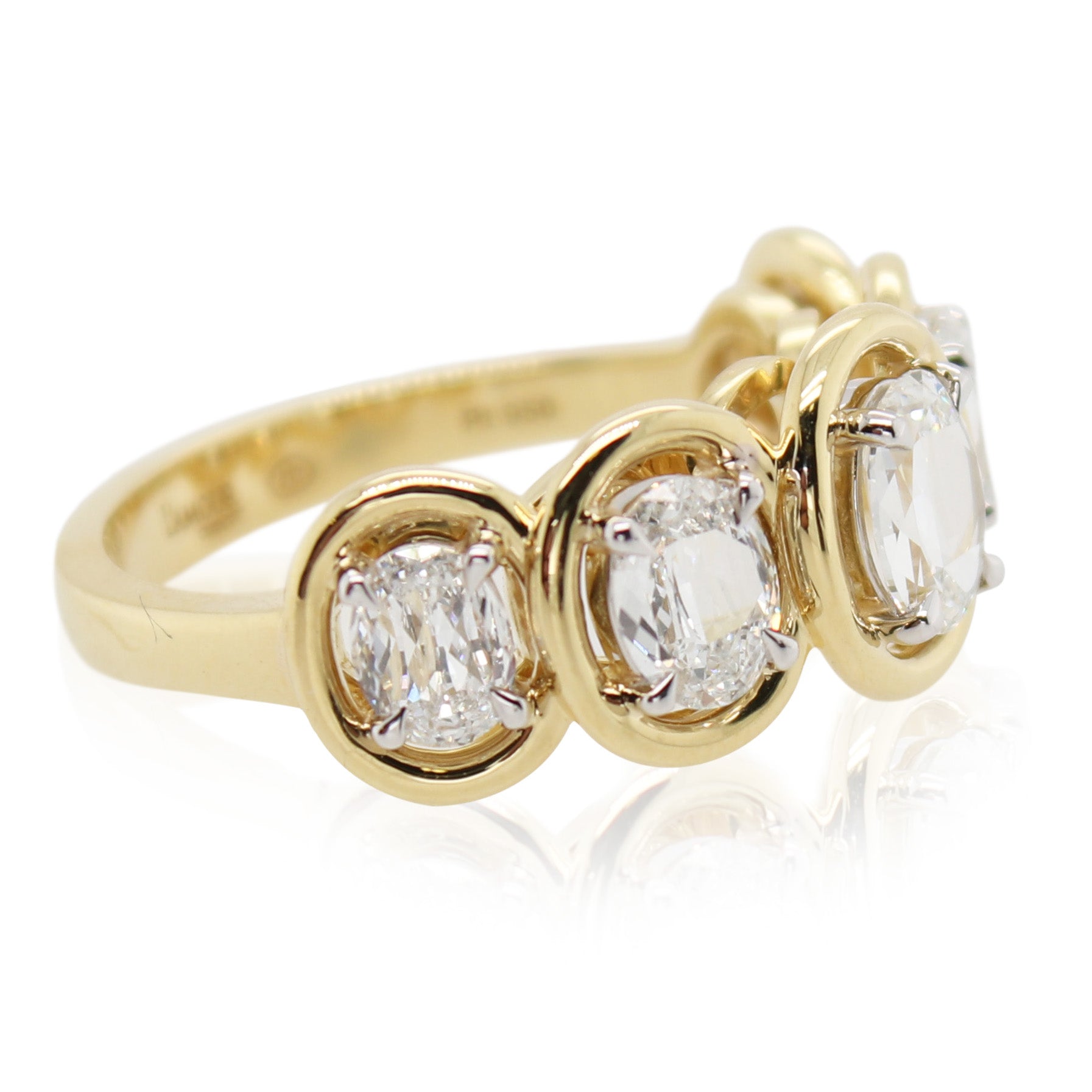 Christopher Designs 5 Diamond Ring