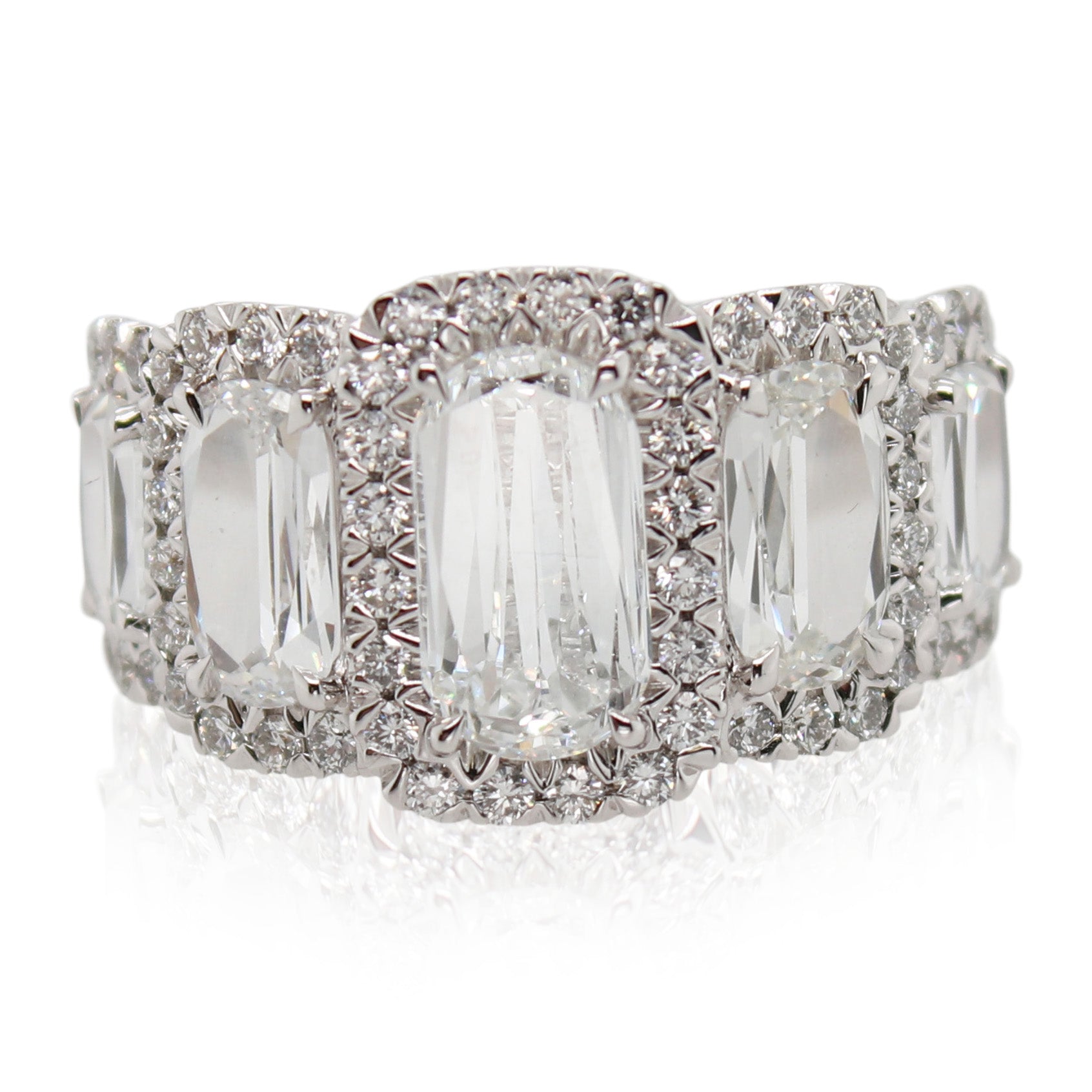 Christopher Designs L'Amour Crisscut Diamond Ring