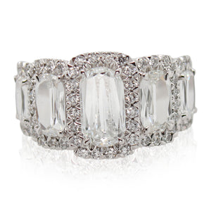 Christopher Designs L'Amour Crisscut Diamond Ring