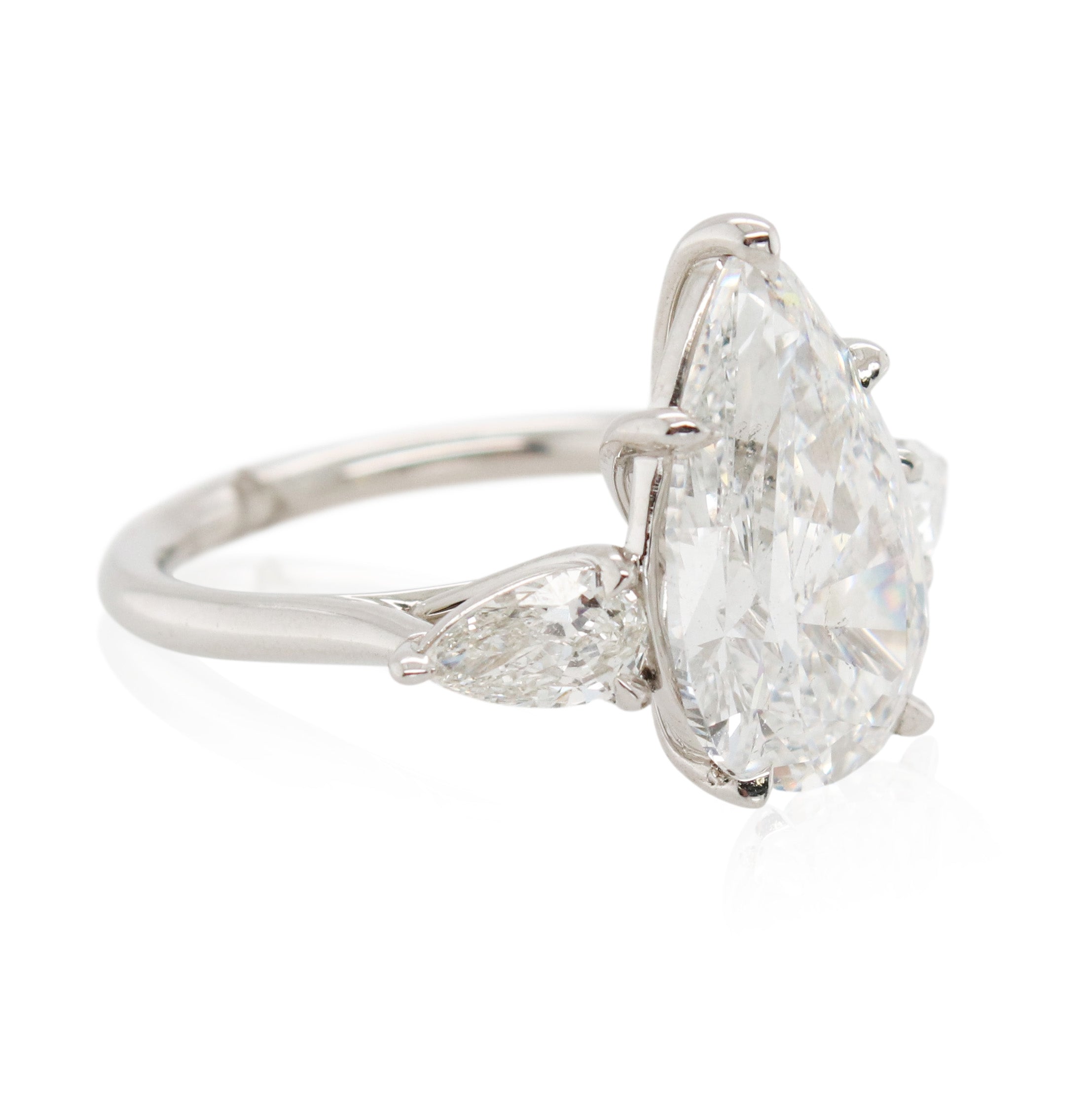 Diamonds of Wonder 5.01ct Pear Shaped Diamond Ring