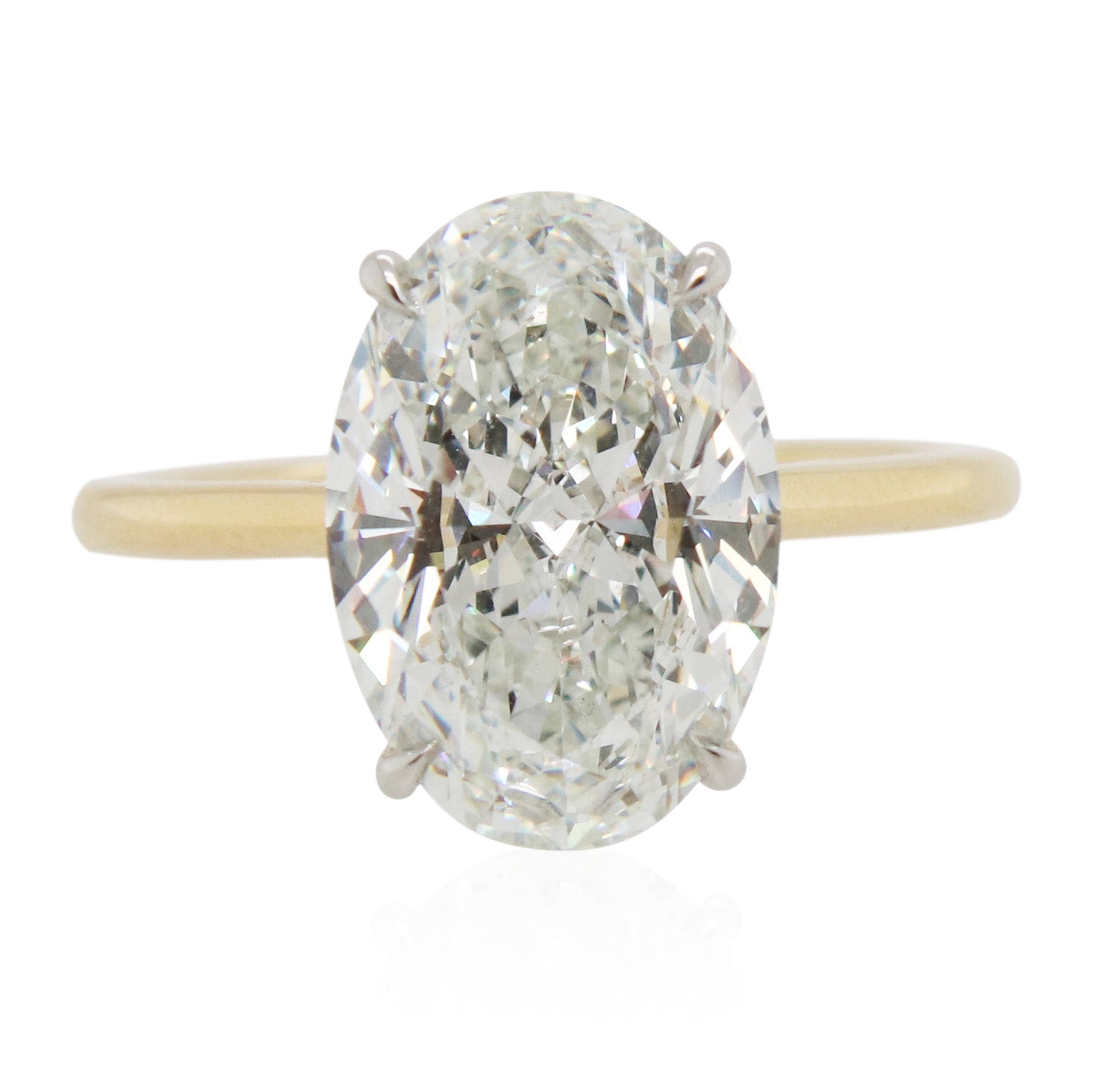 Diamonds of Wonder 4.01ct Oval Solitaire Ring