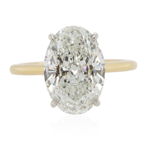 Diamonds of Wonder 4.01ct Oval Solitaire Ring