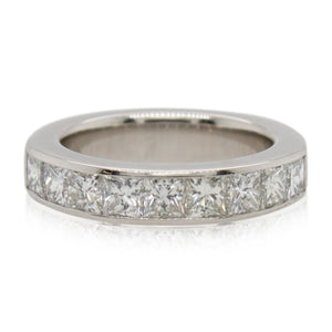 9 Diamond Channel Set Wedding Band
