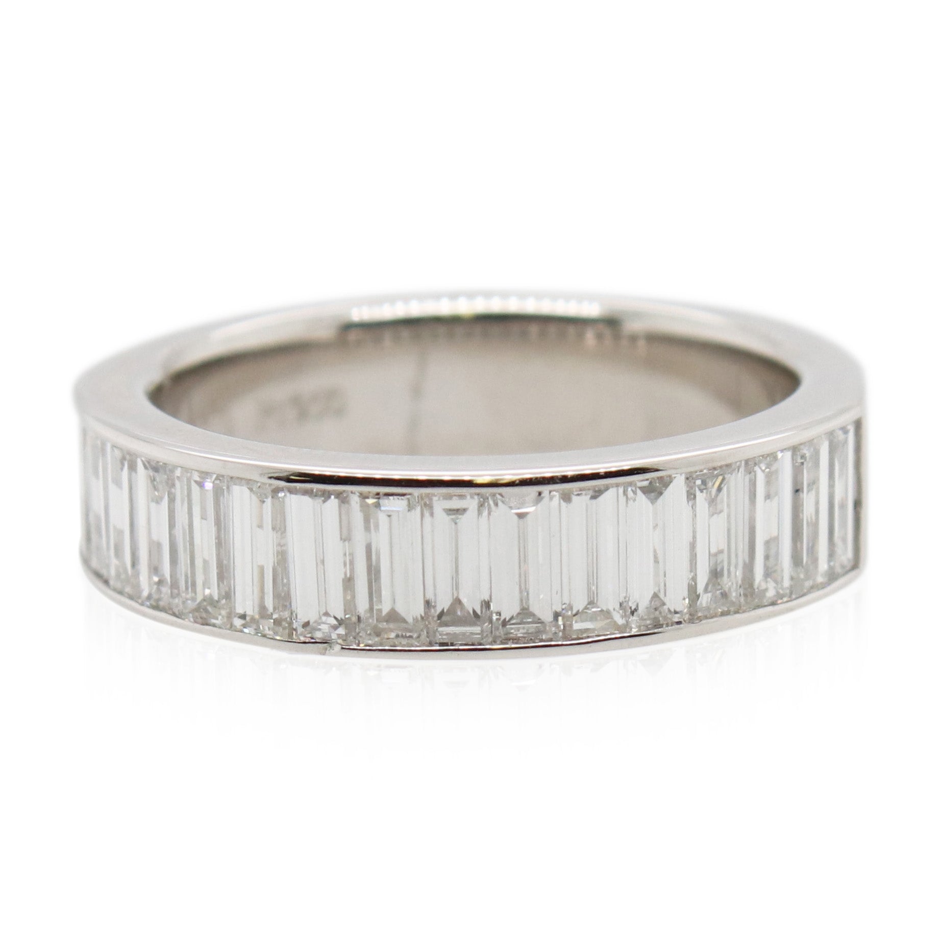2.04 Total Carat Weight Baguette Diamond Band