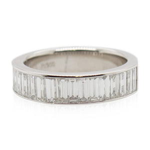 2.04 Total Carat Weight Baguette Diamond Band