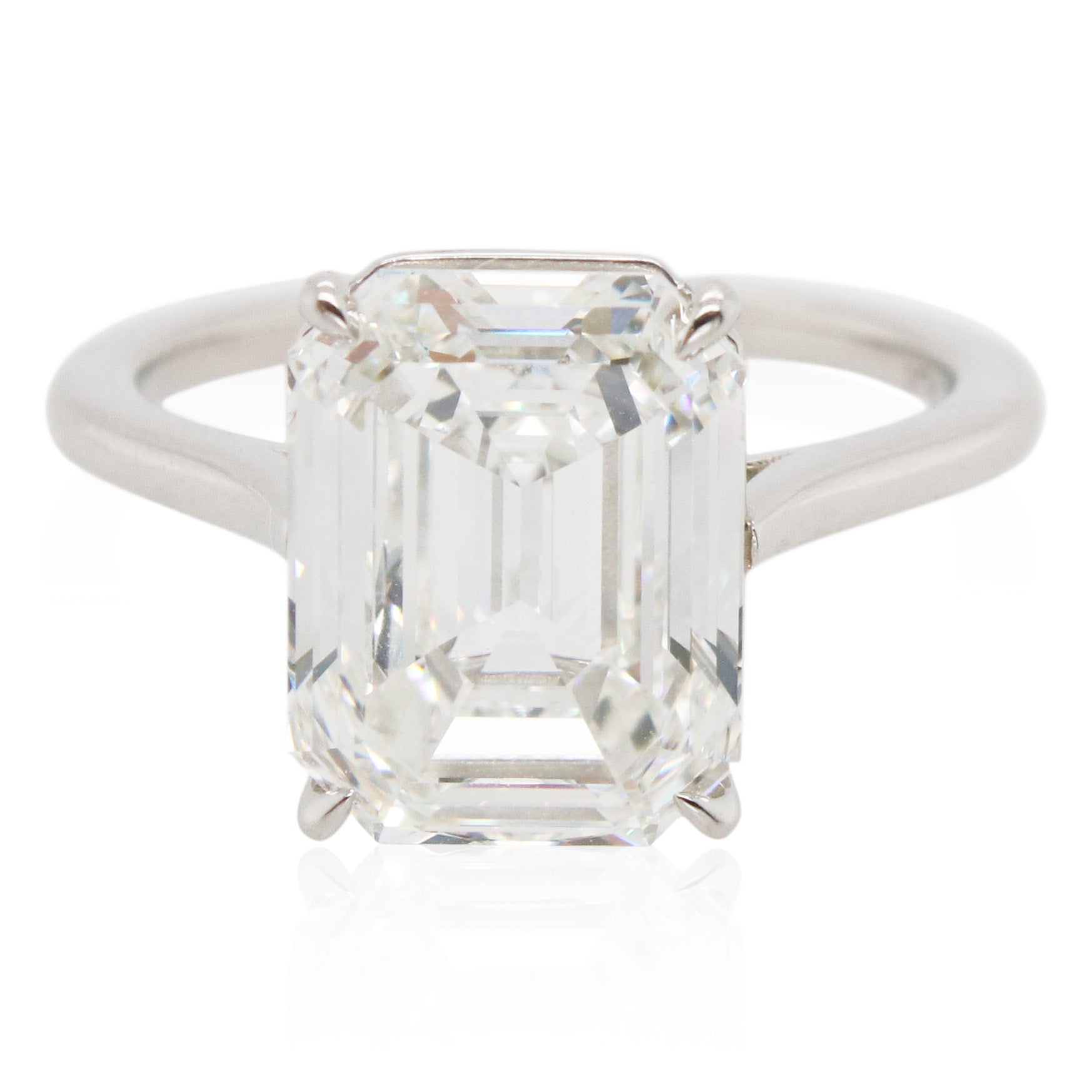 Diamonds of Wonder 5.06ct Emerald Cut Diamond Ring