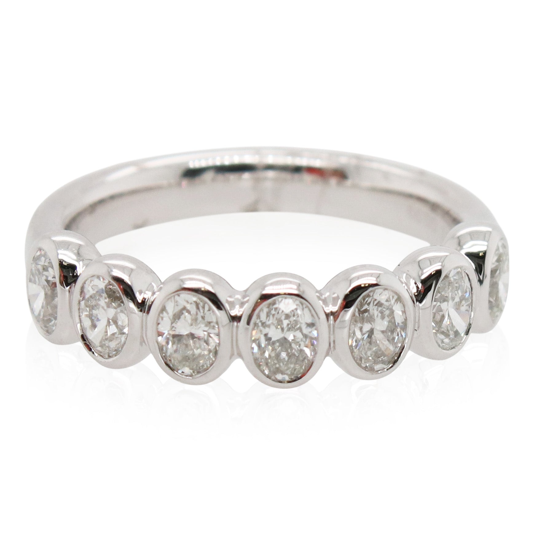 0.99ct Total Weight 7 Diamond Band