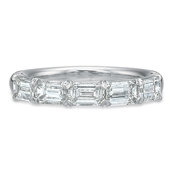 Emerald Cut 5 Stone Band