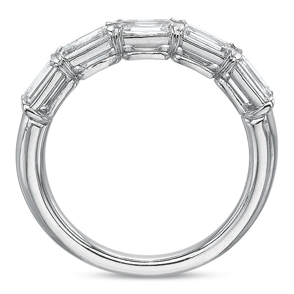 Emerald Cut 5 Stone Band