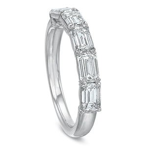 Emerald Cut 5 Stone Band