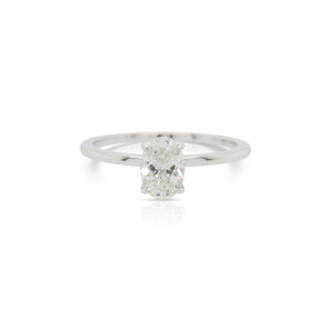 0.70ct Oval Diamond Solitaire Engagement Ring
