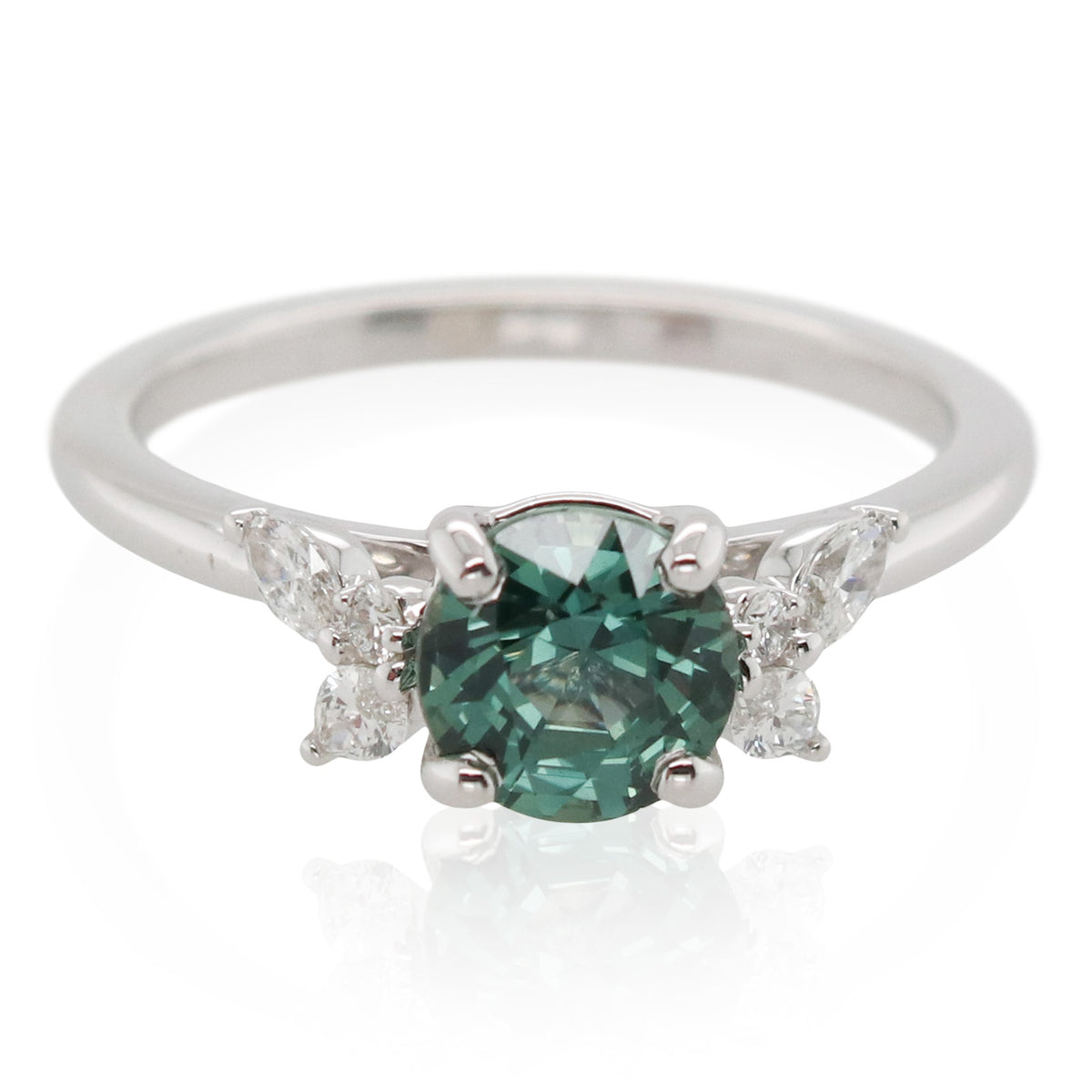 1.33ct Sapphire and Diamond Accented Ring