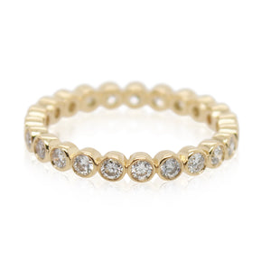 Precision Set Bezel Set Diamond Eternity Band