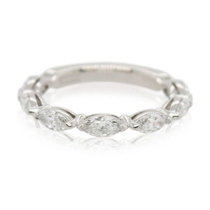 Platinum Marquise Diamond Grand Aire Band