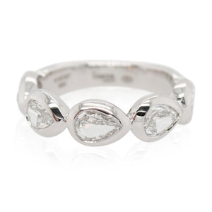 Bezel Set 5 Diamond Ring